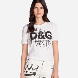 Dolce & Gabbana NEW with tags white t-shirt